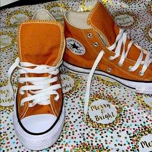 Orange Converse